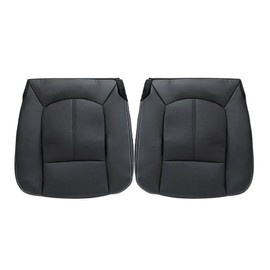 NLQR Front Driver and Passenger Side Replacement Seat Covers Black Compatible with Ford F250 F350 F450 F550 Lariat 2011 2012 2013 2014 2015 2016