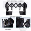 DIFIT Book Ends, Adjustable Bookends, Non-Skid Heavy Duty Book Ends