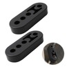 2PCS 4 Hole Exhaust Hanger Adjustable Muffler Shock Absorber for
