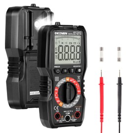 Ueznirn Digital Multimeter with NCV, Voltmeter, Voltmeter, Current Meter, Digital Multimeter for AC/DC Voltage, DC Current, Continuity, Resistance with LCD Display and Backlight