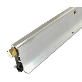 Fire Rated/Light Duty/Concealed Automatic Door Bottom with Solid Rubber Extrusion (7023CA), SMS # 6 x 1/2'' supplied, (9/16'' W x 1-1/2'' H x 32'' L)