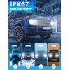 rimthin H11 Bulbs, H11/H8/H9 Fog Lights Bulb, 32,000LM 800% Bright