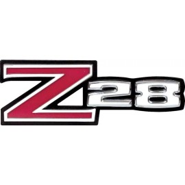 OER 1970-74 Camaro Front Fender Emblem "Z28", w/ Hardware