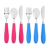 Elk and Friends Kids Silverware with Silicone Handle | Childrens