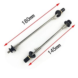 Silverock Bicycle Titanium Skewer Hub Parts MTB Road Bike Slow Quick Release Quick Release Quick Lever Black 5.3 inches (135 mm) / 5.1 inches (130 mm) / 3.9 inches (100 mm) Black