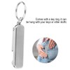 Keyring Nail Clippers, Nail File Keyring, 2 in 1 Bottle
