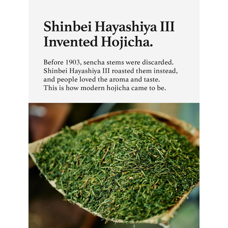 KYOHAYASHIYA Hojicha Powder, Kyoto Uji, Japanese Roasted Green Tea Latte