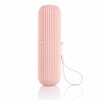 Portable Travel Toothbrush Holder with Cup - Compact Toothpaste Storage