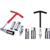 Spark Plug Wrench T-Handle Stainless Steel 16mm (5/8"), 18mm (11/13”),