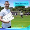 Scribbledo Lacrosse Dry Erase Board for Coaches 15x9 Inch Lacrosse