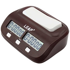 Digital Game Clock, Chess Clock, Compatible with Shogi, Go, Chess, Can be Used for Down and Up Timers, Japanese and English Display Instructions (English Display) Suitable for Professional Games and Alarm Function