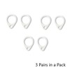 Silicone Loops BTE Hearing Aid Clip Adaptor (Three Pair) (7mm)