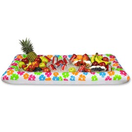 Inflatable Luau Buffet Cooler, 28 By 4-feet 5-3/4-inch Pkg/12