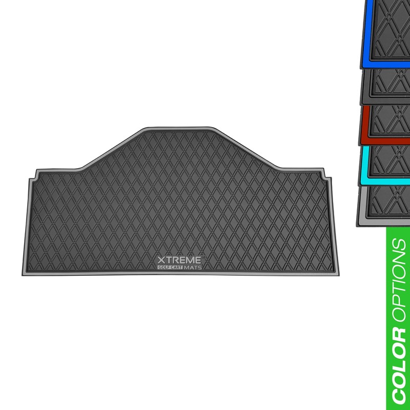 Evolution D5 Golf Cart Floor Mat Set- Rubber Double Diamond