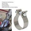 Exhaust Seal Clamp, Universal Band Clamps Rustproof Muffler Clamp High