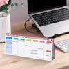 Didiseaon Weekly Planner Spiral Bound Undated Pink with Daily Hourly