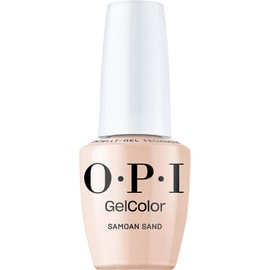 OPI GelColor Samoan Sand | Sheer Soft Pink Crème UV Cure Gel Nail Polish | Vegan & HEMA Free, Long Lasting, High Shine