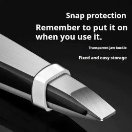 Product Detail Reference 4pcs 핀셋 세트 스테인레스 스틸 눈썹 제모 찌꺼기 및 자란 완벽한 그루밍 4pcs Tweezers Set Stainless Steel Eyebrow Hair Removal Debris and Perfect Grooming [Black]