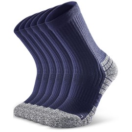 NSRRUN TURTLE Hiking Socks - Winter Thermal Merino Wool Socks for Men & Women - Thick Crew Socks for Hunting Work, X-Large, Navy Blue, 3 Pairs