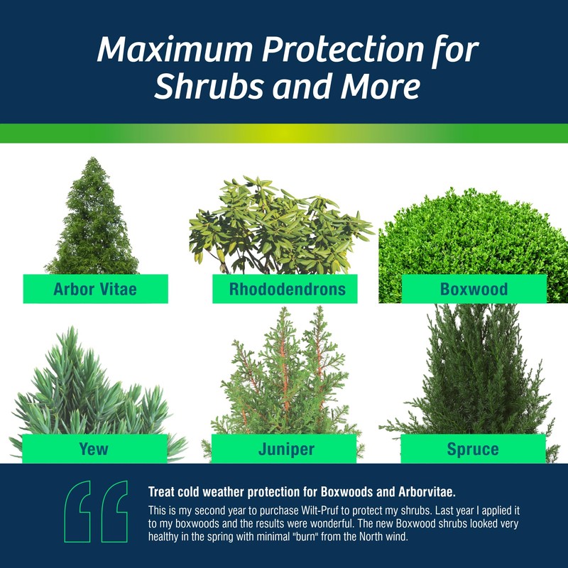 Wilt-Pruf® Organic Plant Protector | Winter Plant Spray | No