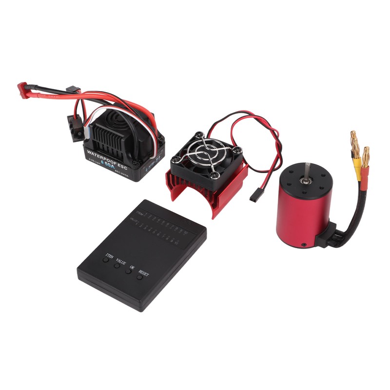 Waterproof RC S3650 5200KV Brushless Motor Set with 60A Brushless