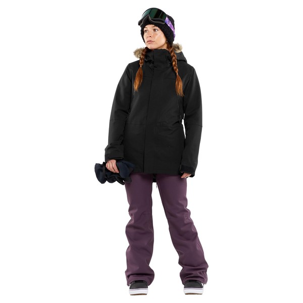 Volcom Women's Species Stretch Pant Blackberry Medium