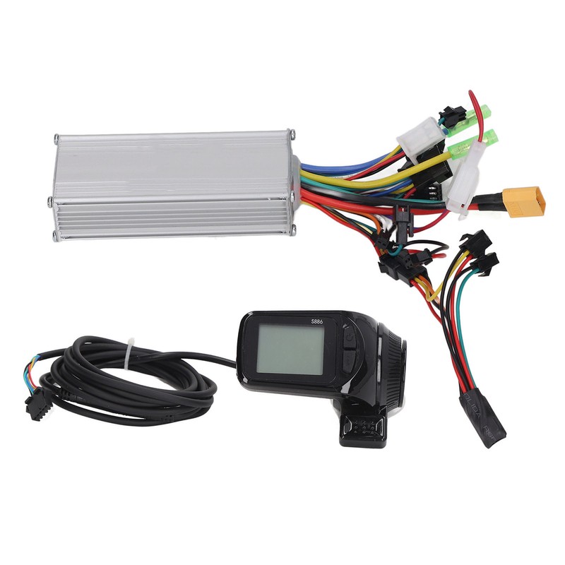 Electric Bicycle Brushless Controller Kit Electric Bike LCD Display Panel