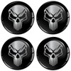 SkinoEu 4 x 50 mm Sticker for Hub Caps Hub