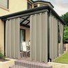 BONZER Outdoor Curtains for Patio Waterproof Thick Privacy Grommet Sunlight