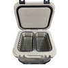2-Pack Cooler Basket Compatible with Yeti Roadie 24, Dry Goods Wire Cooler Rack Storage Will Keep Smaller Items Dry and Stay Goods High for Roadie 24 Ice Chest Good to Hold Fruit, Utensils, etc