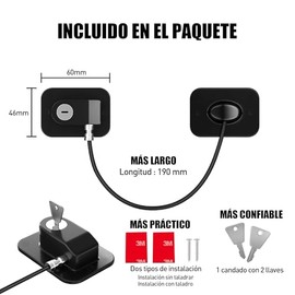 4 Pack Seguros para Puertas y Cajones Bebé - Candado para Refrigerador con 2 Llaves Cada Uno, Cerradura de Seguridad para Niños para Armarios, Cajones