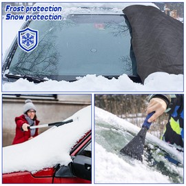 BLAZOR Car Windshield Cover, Windscreen Covers Frost Ice Snow Protector for Winter, Car Screen Frost Covers for SUVs
