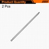 QUARKZMAN Pack of 2 PZ2 Screwdriver Bit 1/4 Inch Hex