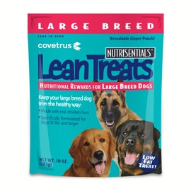 Covetrus Nutrisential Lean Treats for Large Dogs - Soft Dog Treats for Large Dogs - Nutritional Low Fat Bite Size - Chicken Flavor - 10oz