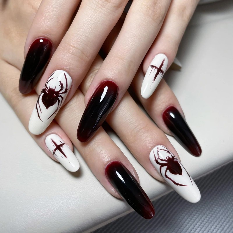 COSMOO 15ml Dark Red Quick Dry Nail Polish, Brown Red