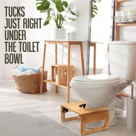 Medical King Toilet Stool, Potty Stool, Toilet Foot Stool Waterproof and Non Slip