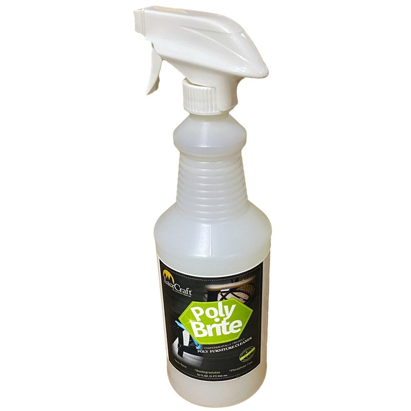 LuxCraft Poly Brite Cleaner for Poly Lumber Furniture - 32