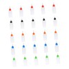 Gatuida 25Pcs Precision Applicator Bottles for Pigment and Glue Squeeze