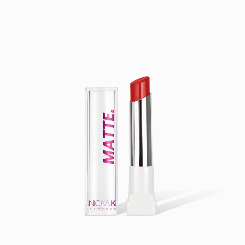 Nicka K New York Matte Lipstick, Alpha Red, Long Lasting,