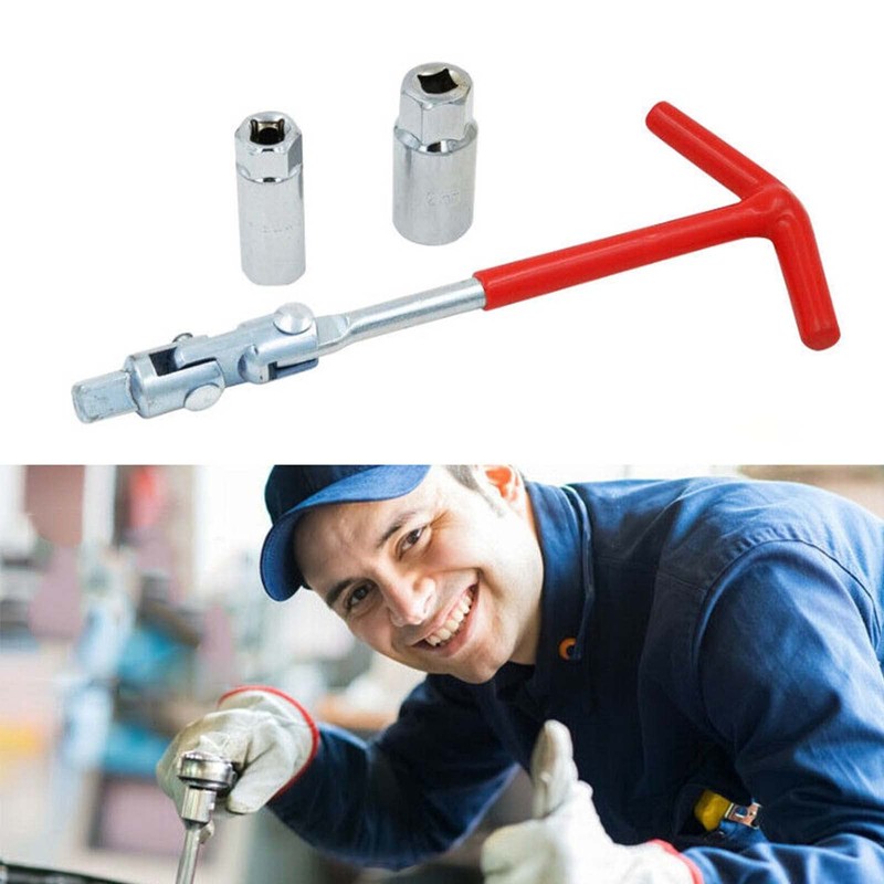 UV STYLISH Spark Plug Socket Wrench Set - T-Handle Spark