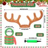 Inflatable Reindeer Antlers Game, Christmas Inflatable Ring Toss Game, Reindeer