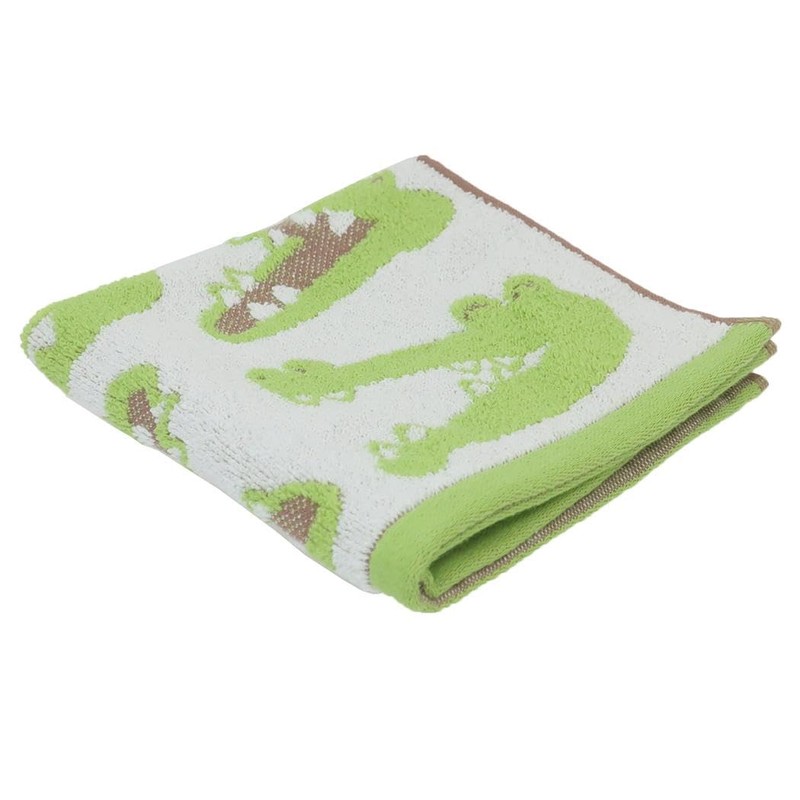 Animal Face [Hand Towel] Jacquard Wash Towel/Crocodile