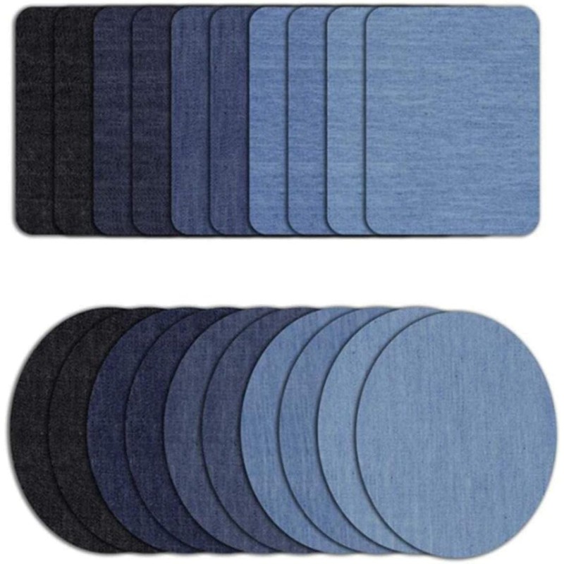 20 Pcs Blue Iron On Patches Iron On Denim Patches