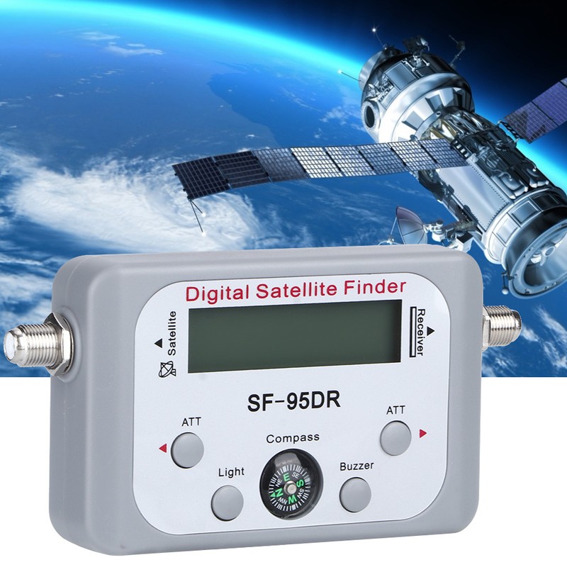 SF-95DR Digital Satellite Signal Meter Finder Instrument Equipment Support for