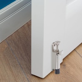 Angoily Stainless Steel Spring Loaded Door Latch Bolt Latch Zinc Alloy Door Stopper Spring Bolts for Gates Hardware Easy Installation