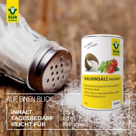Raab Blood Pressure Salt, Mineral Salt Mixture (1 x 200 g)