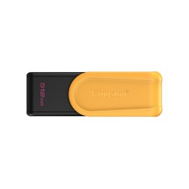 Kingston USB DataTraveler Exodia S, Capacidad: 512GB, USB-A 3.2 Gen 1, Color: Negro/Amarillo, SKU: DTXS/512GB