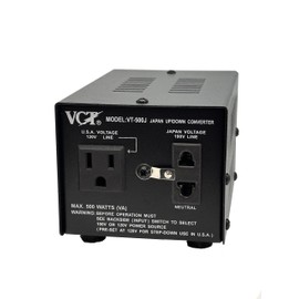VCT VT-500J - Japanese Step Up/Down Voltage Transformer Converts Japan 100 Volts To 110V OR Vice Versa - 500 Watt