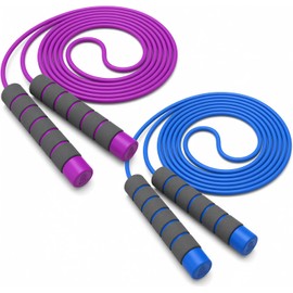 Hirola Cuerda de Saltar para Niños, de Ejercicio Ajustable, Cuerda Antienrollamiento para Fitness Infantil, Cardio, con Mango de Espuma Suave, Ideal para Niños y Niñas