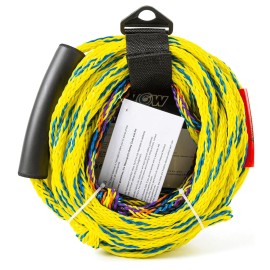 WOW Watersports 60ft 2-Rider 2K Tow Rope with 2 Sections for Inflatable Towables